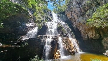 Passeio guiado para Cachoeira dos Drag&otilde;es